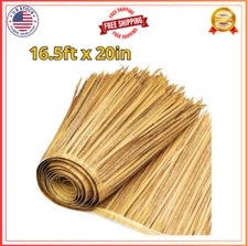 16.5ftx20inc Thatch Roofing Mexican Tiki Hut Grass Skirting Roof Artificial Palm