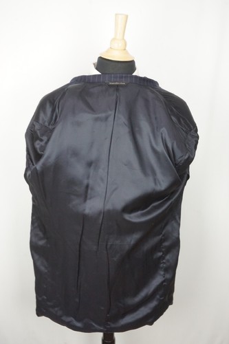 Samuelsohn SB Como Navy Blue Pinstriped S120s Wool 2 Pc Suit Jacket Pants Sz 44L - Picture 7 of 11