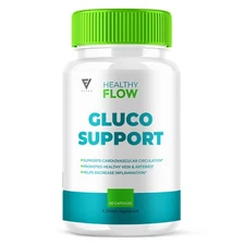 Healthy Flow Gluco Support, HealthyFlow Glycogen Pills (60 Capsules)