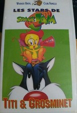 Les stars de space jam : titi et grosminet [VHS] - RARE - TRÈS BON ÉTAT