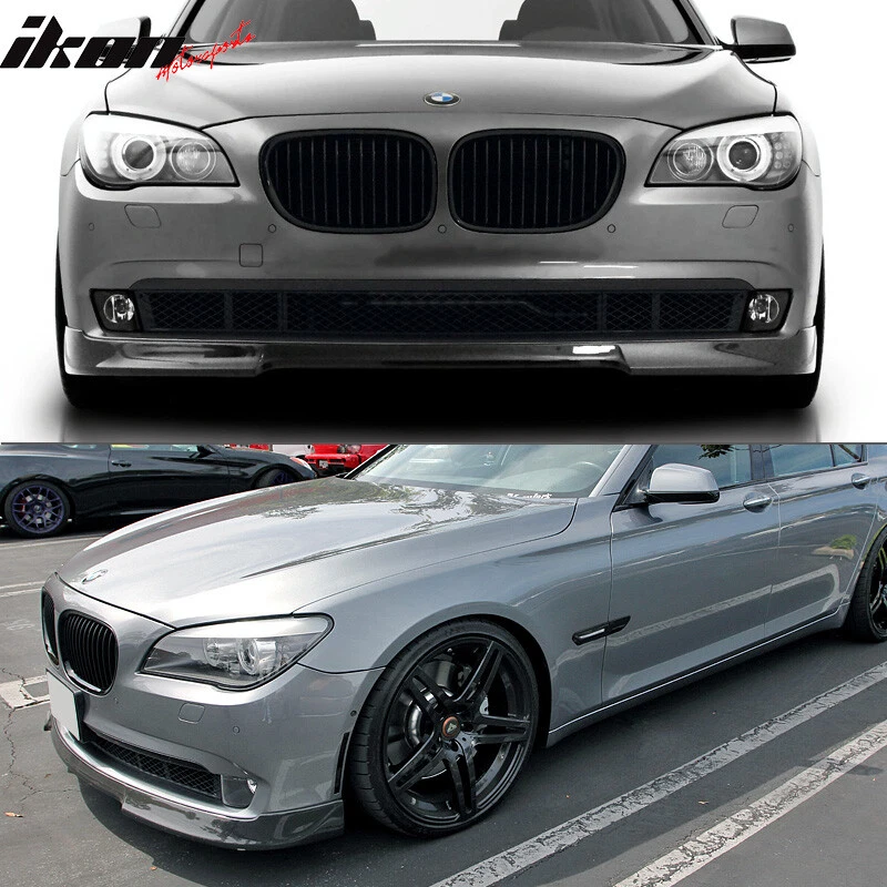 Fits 09-12 BMW F01 7-Series VRS Style Front Bumper Lip Spoiler - Unpainted PU — 第 2/4 张图片