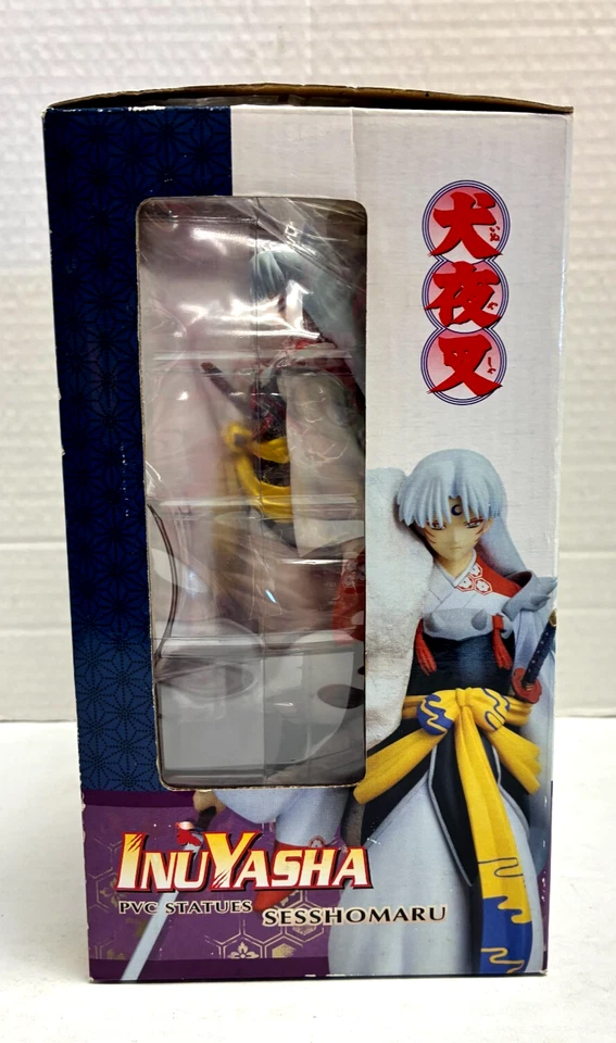 InuYasha PVC Statues 9" SESSHOMARU 1/8 Scale Viz Media Toynami NEW in Box - Image 4 of 4