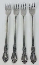 Oneida Stainless Kennett Square Cocktail Forks 4 Distinction Deluxe HH