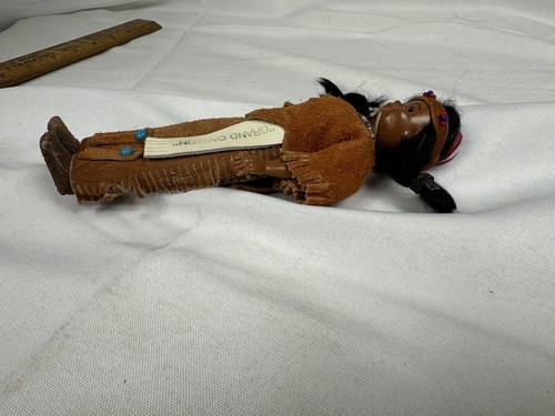 Antique Native American GRAND CANYON Doll Open And Close Eyes Souvenir (Z18) - Picture 9 of 9