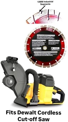 PRO RIGHT INDUSTRY 9'' Diamond blade fits DCS692X2 Brushless Cordless 9 in. Cut-Off Saw