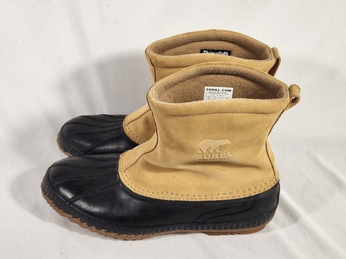 Sorel Herren Premium Entenstiefel Leder & Gummi wasserdicht zum Überziehen Thinsulate 13 - Bild 4 von 9
