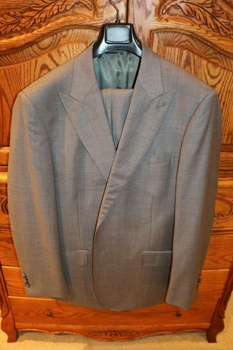 PAUL FREDRICK GRAY SUIT 44R - Picture 2 of 8