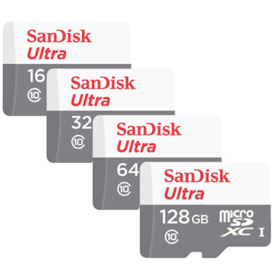 SanDisk Ultra MicroSD Karte – 16GB Bis 256GB, Class 10, Wasserdicht