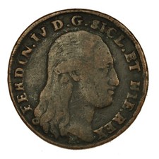 REGNO DI NAPOLI Ferdinando IV di Borbone 8 Tornesi 1797 1° tipo - SICL - Rara