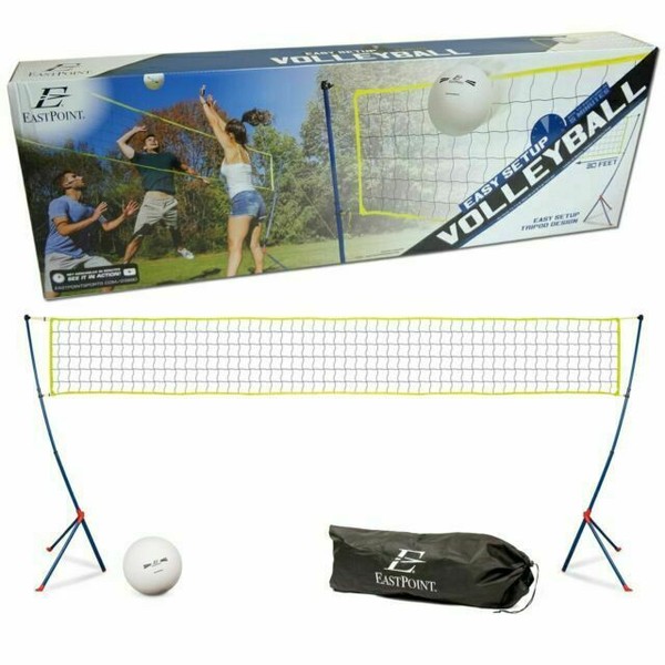 Yellow for sale online EastPoint 1123890 Easy Set-up Volleyball Set Yellow for sale online EastPoint 1123890 Easy Set-up Volleyball Set