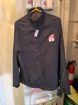 New Nike Olympics 2008 Beijing NBC Golf Jacket Men's Sz S Black Full Zip NWT