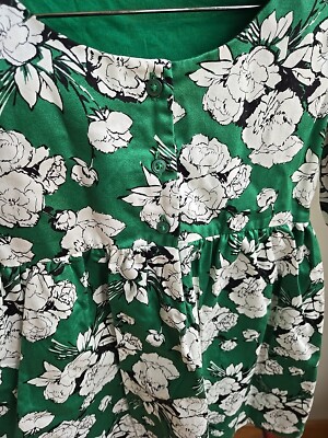 NWOT Janie & Jack Girls Dark Green Floral Special Occasion Dress Size 6 -  $79 | eBay