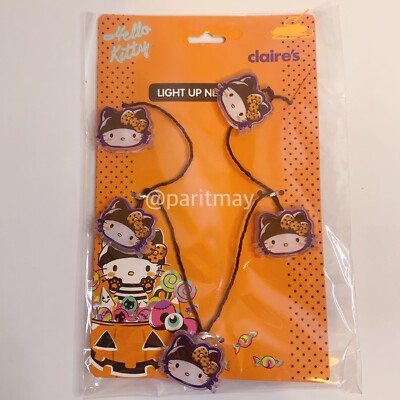 Claire's Sanrio Pendant Hello Kitty Claire's Halloween Light