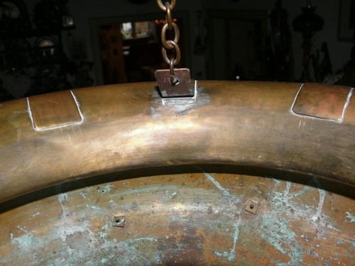 Rarität Museales Ewiges Licht Ampel ca. 200 Jahre alt aus einer Kirche Engel - Bild 7 von 12