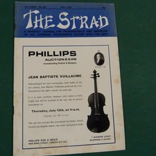 The Strad magazin July 1972  Matteo Goffriller Venice 1700 / The Proms