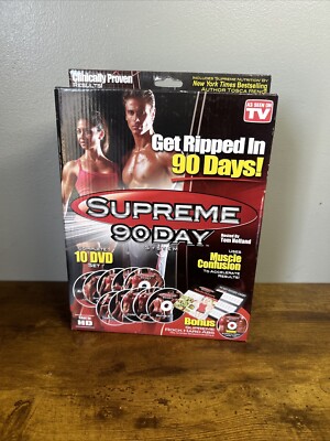 Tom Holland Get Ripped In 90 Days Supreme 10 DVD Set AS SEEN ON TV - SEALED