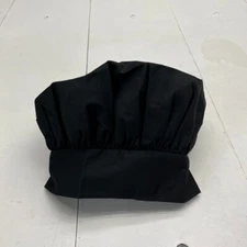 Uncommon Threads Black Chef Hat Unisex Adult One Size NEW