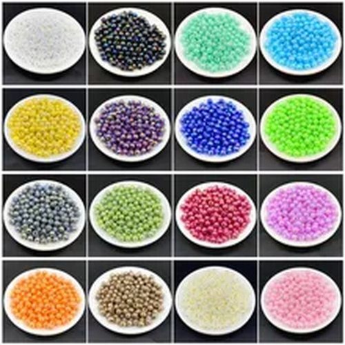 Acrylic Round Bead Loose Spacer Beads Jewelry Makings DIY Accessories 6 8 10mm - Picture 3 of 31