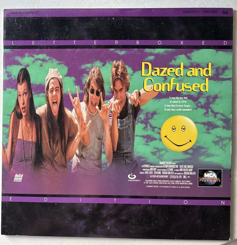 Dazed and Confused Laserdisc 41826 1993 Richard Linklater