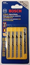 Bosch U1BIF 3" x 14 TPI Bi-Metal U-Shank Jigsaw Blades For Laminate Flooring