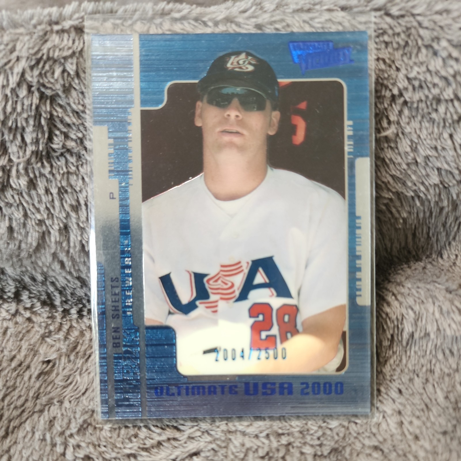 2000 Upper Deck Ultimate Victory Ben Sheets USA #2220/2500 Rookie #114