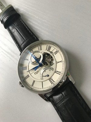 Orient Star Skeleton Mechanical 2020 Model RK-AY0101S Black Leather Watch