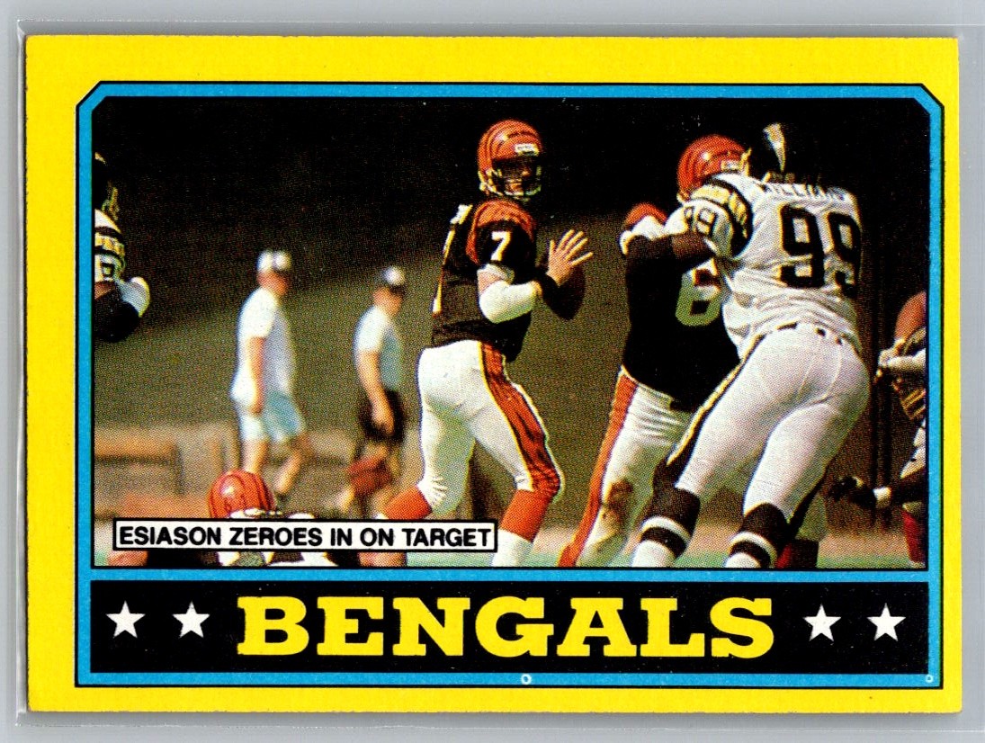 Bengals Team Leaders 1986 Topps Cincinnati Bengals #254