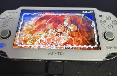 Sony PS Vita PCH-1001 White  Handheld Console CFW 3.67