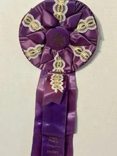 Vintage Desert Spring Classic Horse Show First Place Ribbon 1987 Purebred 