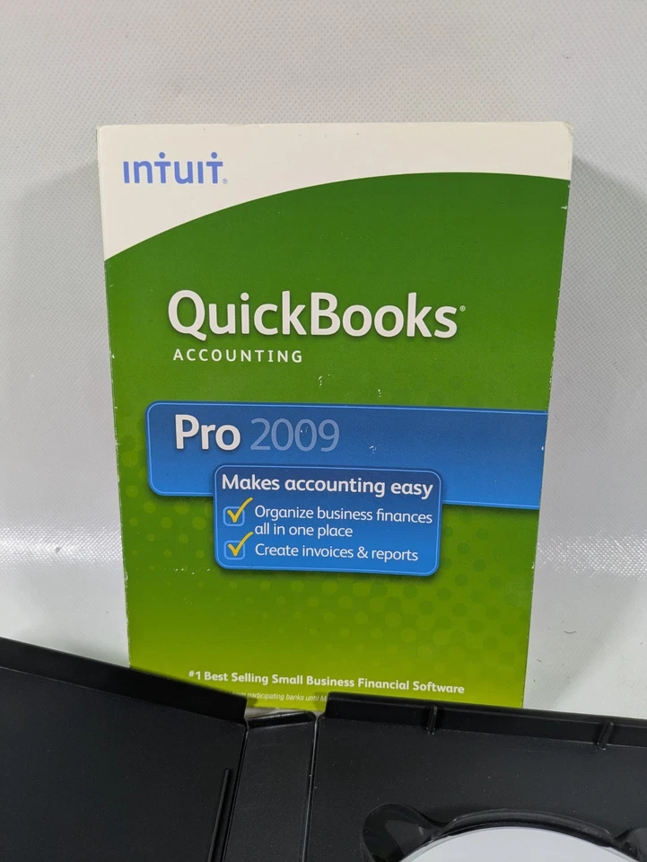 INTUIT QUICKBOOKS PRO CONTABILIDAD 2009 PARA WINDOWS VERSIÓN COMPLETA MINORISTA Vista/Xp Foto 3 de 4