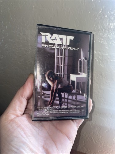 Invasion of Your Privacy by Ratt Cassette, 1985 Atlantic Label - Picture 6 of 16
