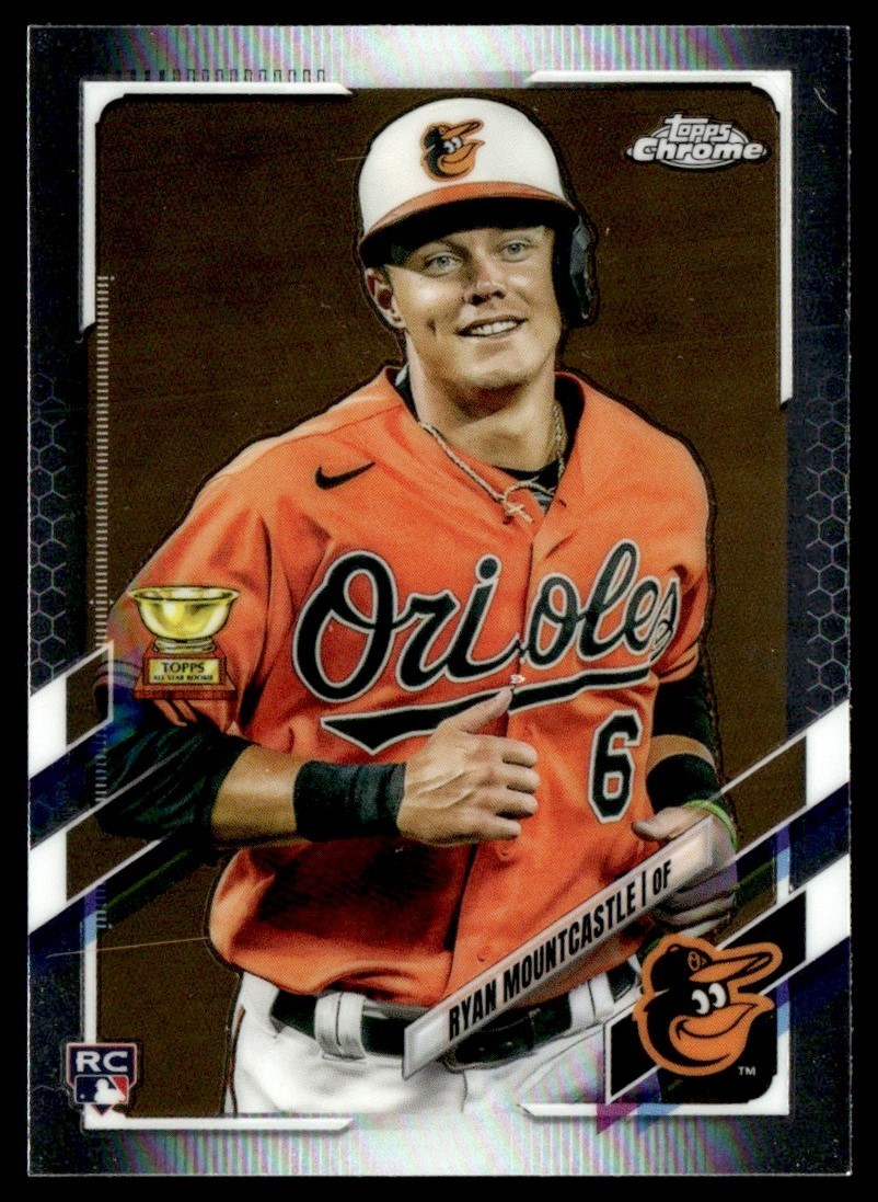 2021 Topps Chrome Ryan Mountcastle Rookie Baltimore Orioles #63