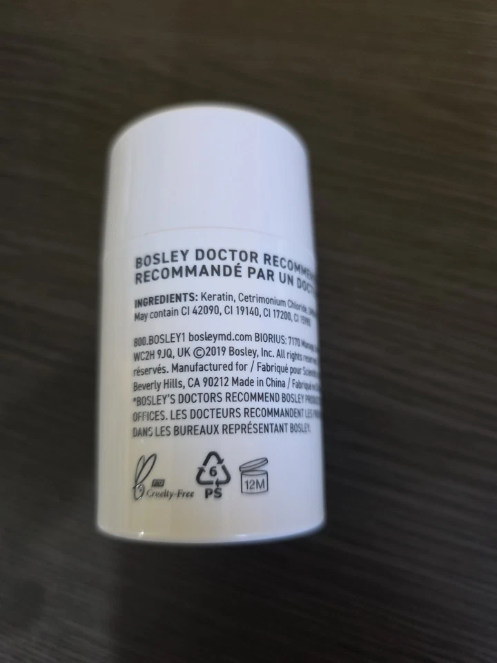 Nuevas fibras espesantes capilares Bosley Volumize en marrón medio 0,42 oz envío gratuito Foto 2 de 4