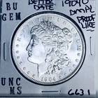1904 O BU GEM MORGAN SILVER DOLLAR UNC MS+++ U.S. MINT RARE COIN 6631