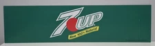 NEW 7-Up Floor Stand Pricer Advertisement Double-Sided Plastic Sign 20"x5.25"