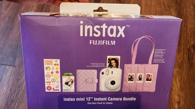 Fujifilm Instax mini 12 Instant Film Camera Bundle in Pastel Blue