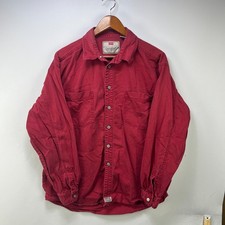 Vintage 90s Levis Red Tab Button Up Long Sleeve Shirt Large