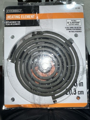 2 Burner Elements 8 In. Stove Heating Element For GE & Hotpoint