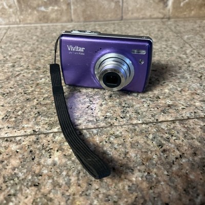 Vivitar Vivicam F332 Purple Digital Camera 4x Zoom TESTED WORKS