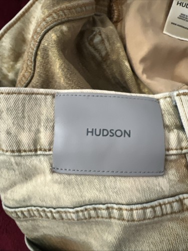 NWOT Hudson ZACK Orange Acid Skinny Cotton Blend Painters Jeans (Men's 34x31) - Picture 9 of 9