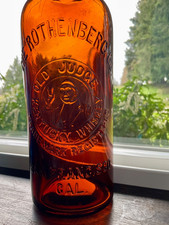 ANTIQUE ROTHENBERG ~ OLD JUDGE SAN FRANCISCO CAL ~ KENTUCKY WHISKEY BOTTLE