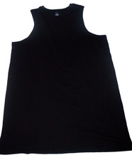 Old Navy Swing Dress Sleeveless Tank Black Plus Size XXL Tall B5