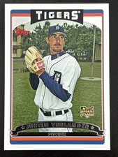 2006 Topps Justin Verlander, Card #641, Detroit Tigers