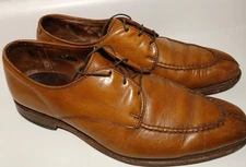 Allen Edmonds Parkway Men 10 D Brown Leather Split Toe Derby Shoes 5853 30177