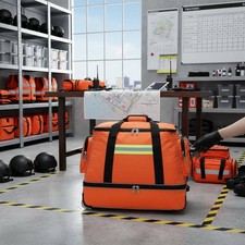 Maleta de emergencia contra incendios bolsa tiras reflectantes maleta de emergencia de gran capacidad
