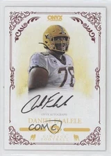 2022 Onyx Vintage Black Signatures 1/5 Daniel Faalele #VADF Auto 2b2