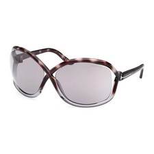 Tom Ford Bettina TF1068 55C Havana Fade Butterfly Plastic Sunglasses 68-15-115