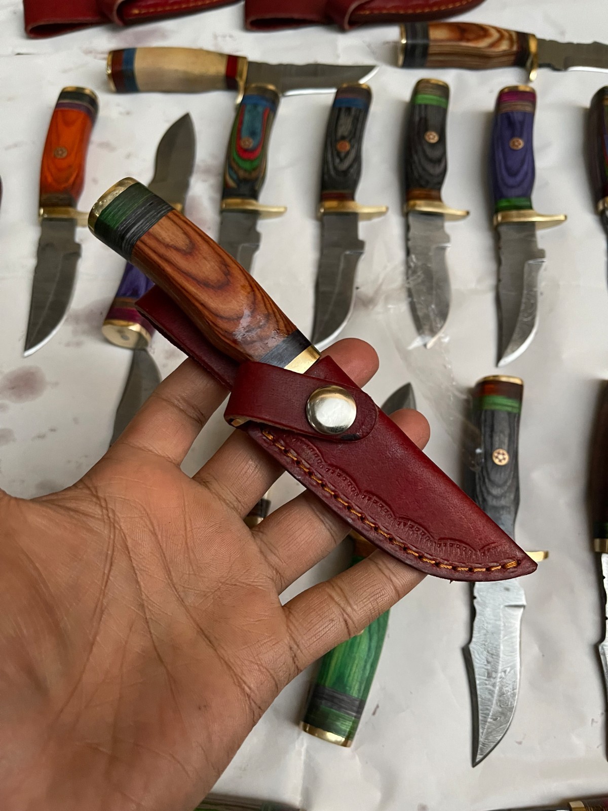 Knives Ebay WHOLESALE LOT OF 20 CUSTOM HANDMADE DAMASCUS STEEL SKINNER KNIVES WITH ...