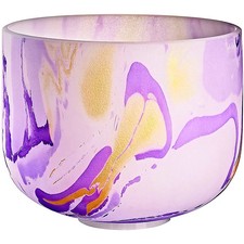 MEINL Sonic Energy 10in. Marble Crystal Singing Bowl, B4, 432 Hz, Crown, Purple