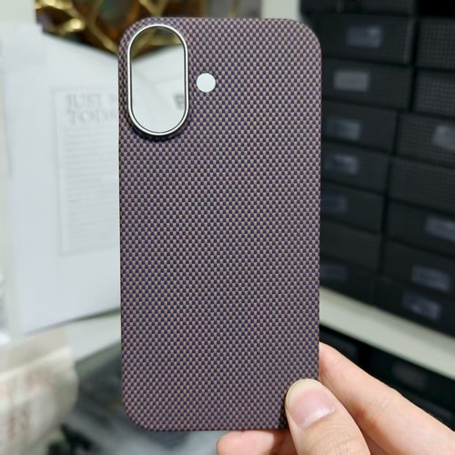 Aramid Carbon Faser Handyhülle Ultradünn Case Cover für iPhone 17 Pro/17 Pro Max - Picture 22 of 34